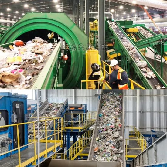 Trommel and conveyor operation